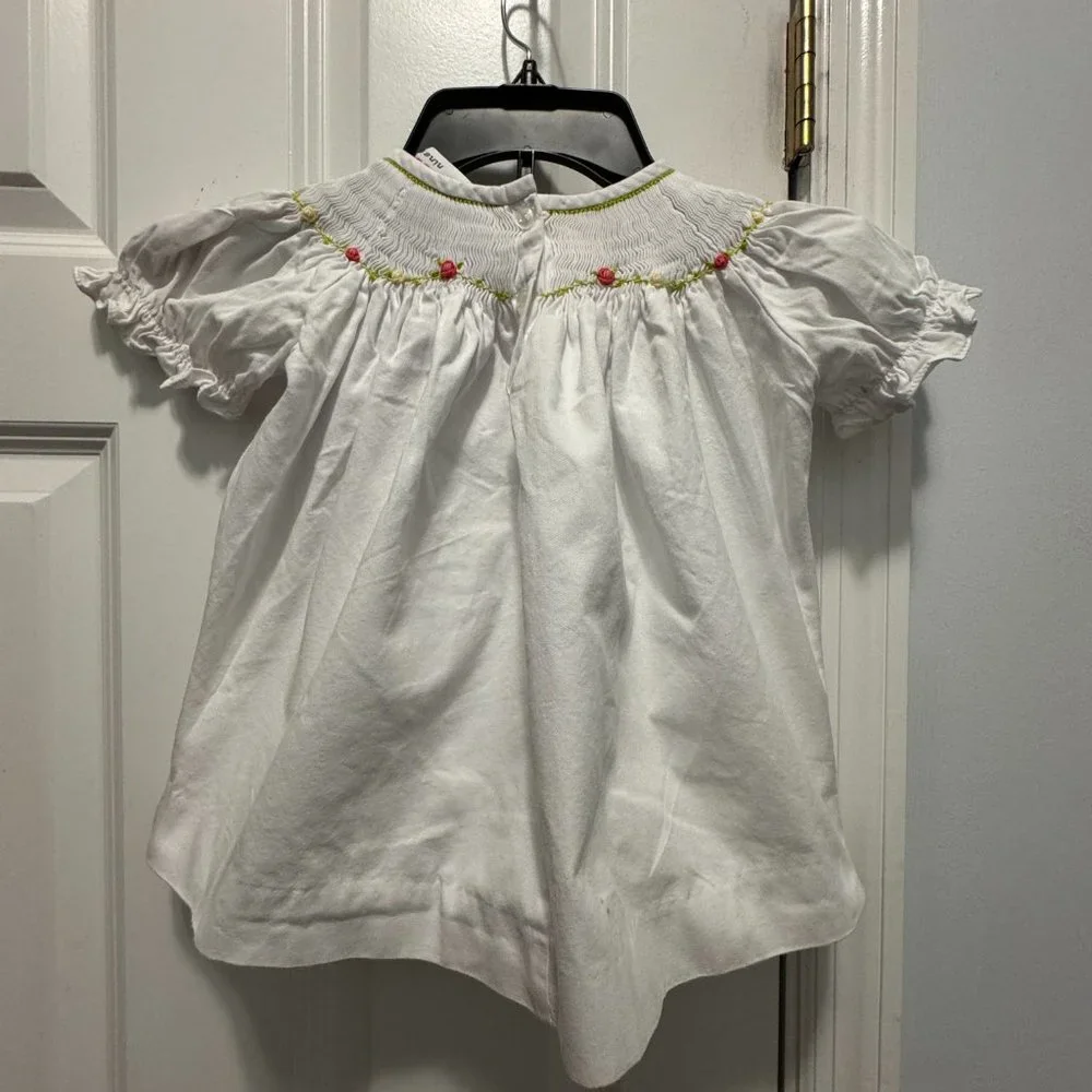 Closet Nine size 3T white smocked dress